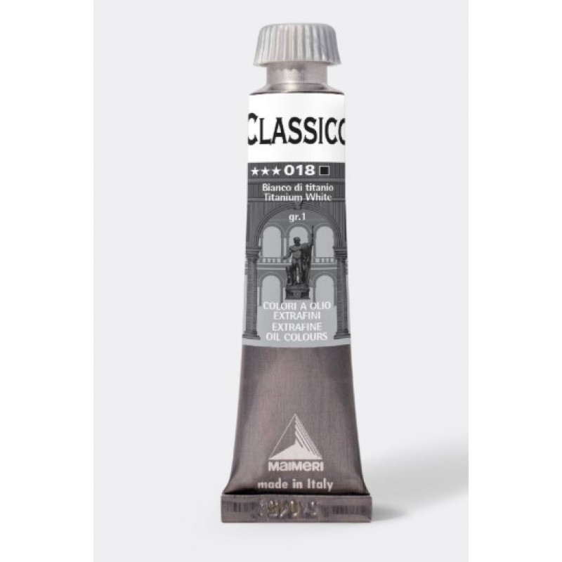 Χρώμα Λαδιού Maimeri Classico Titanium White 20ml Fila