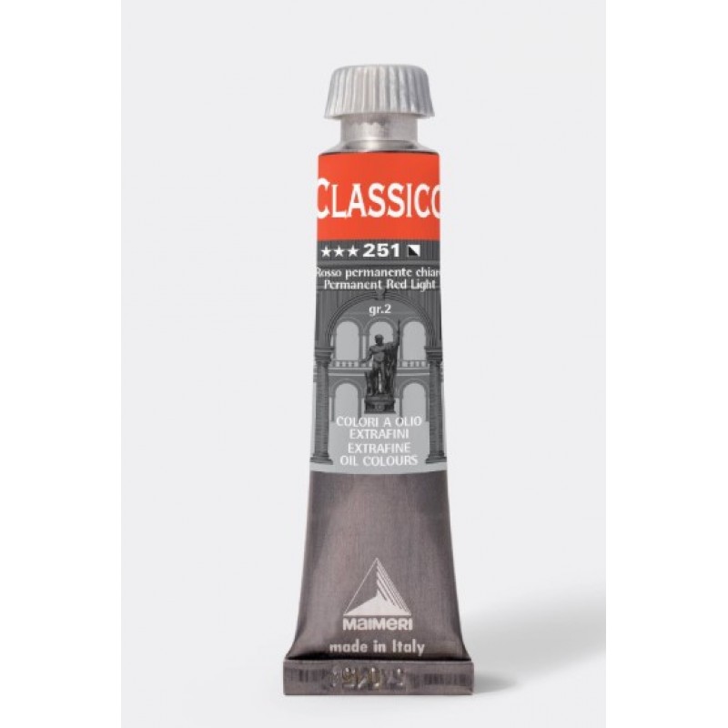 Χρώμα Λαδιού Maimeri Classico Permanent Red Light 20ml Fila