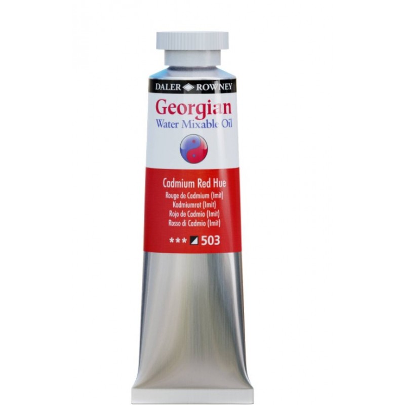 Υδατοδιαλυτό Χρώμα Λαδιού 37ml Cadmium Red Hue Georgian 