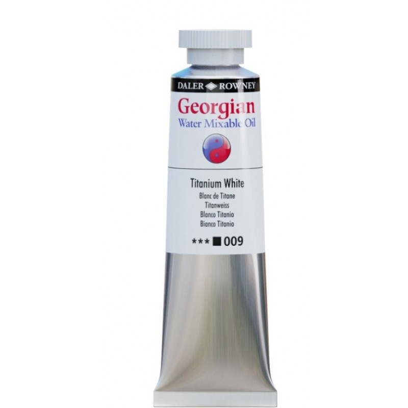 Υδατοδιαλυτό Χρώμα Λαδιού 37ml Titanium White Georgian 