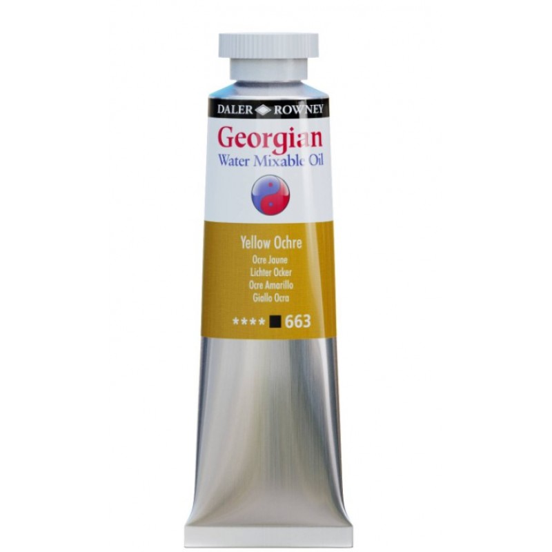 Υδατοδιαλυτό Χρώμα Λαδιού 37ml Yellow Ochre Georgian 