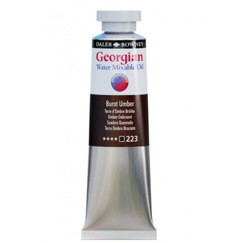 Υδατοδιαλυτό Χρώμα Λαδιού 37ml Burnt Umber Georgian 