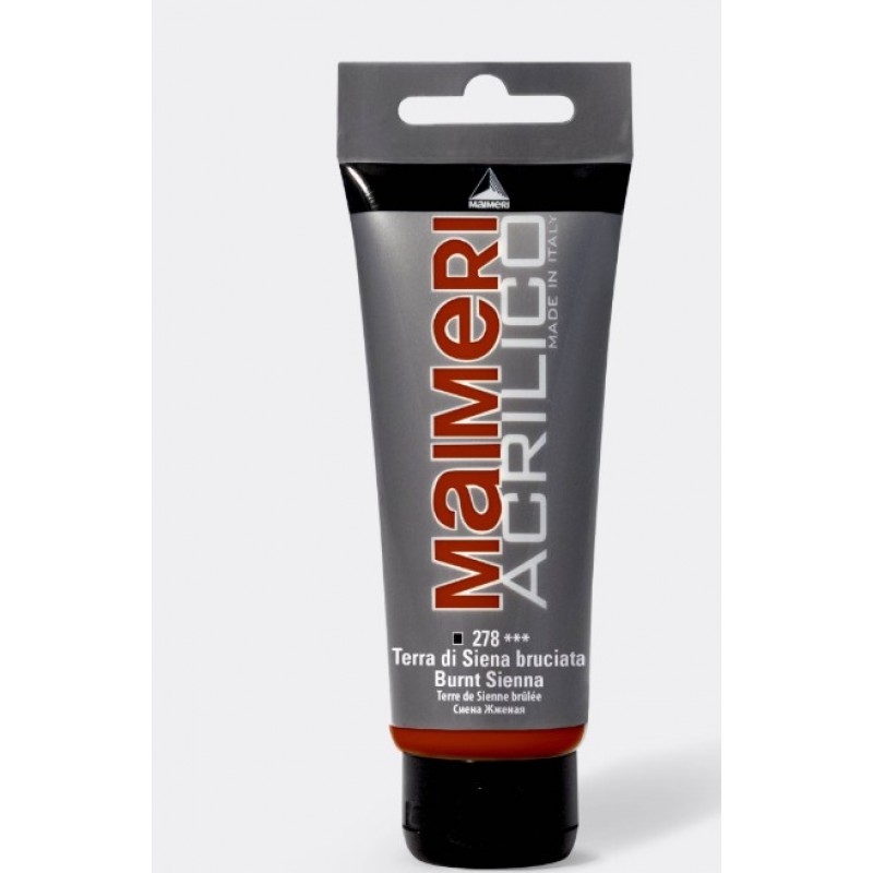 Ακρυλικό Χρώμα Burnt Sienna 200ml Maimeri Acrilico 