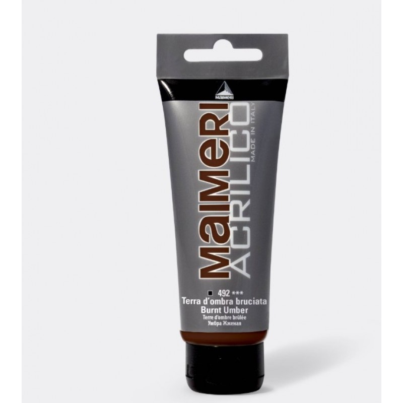 Ακρυλικό Χρώμα Burnt Umber 75ml Maimeri Acrilico 