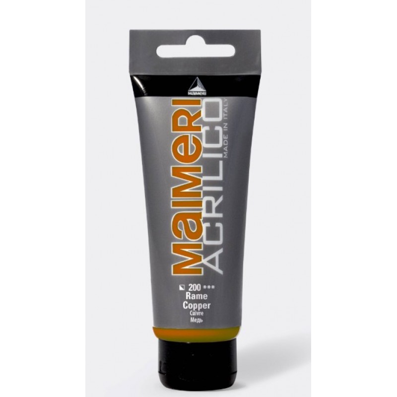 Ακρυλικό Χρώμα Copper 200ml Maimeri Acrilico 