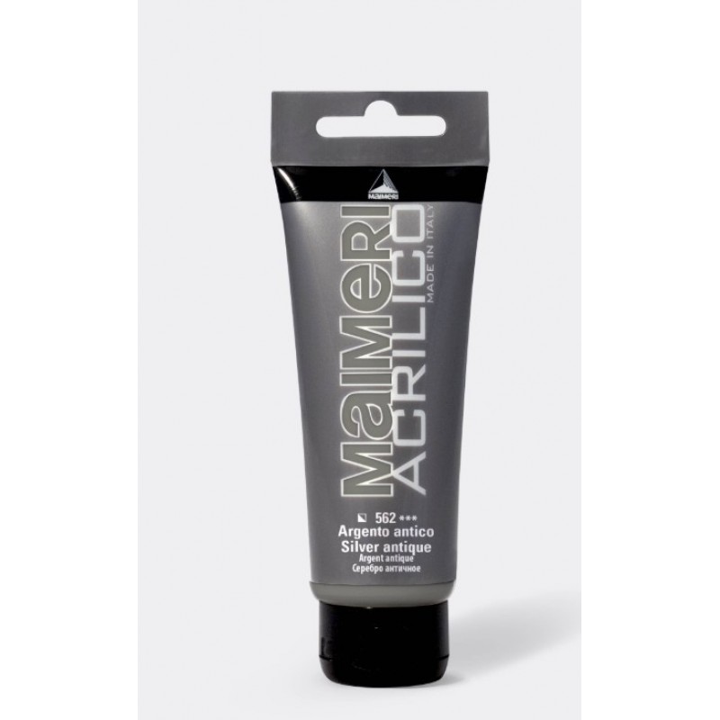 Ακρυλικό Χρώμα Silver Antique 75ml Maimeri Acrilico 