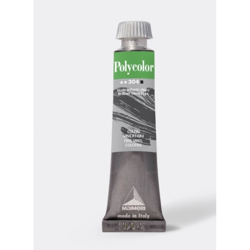 Ακρυλικό Χρώμα Brilliant Green Light 20ml Maimeri Polycolor 