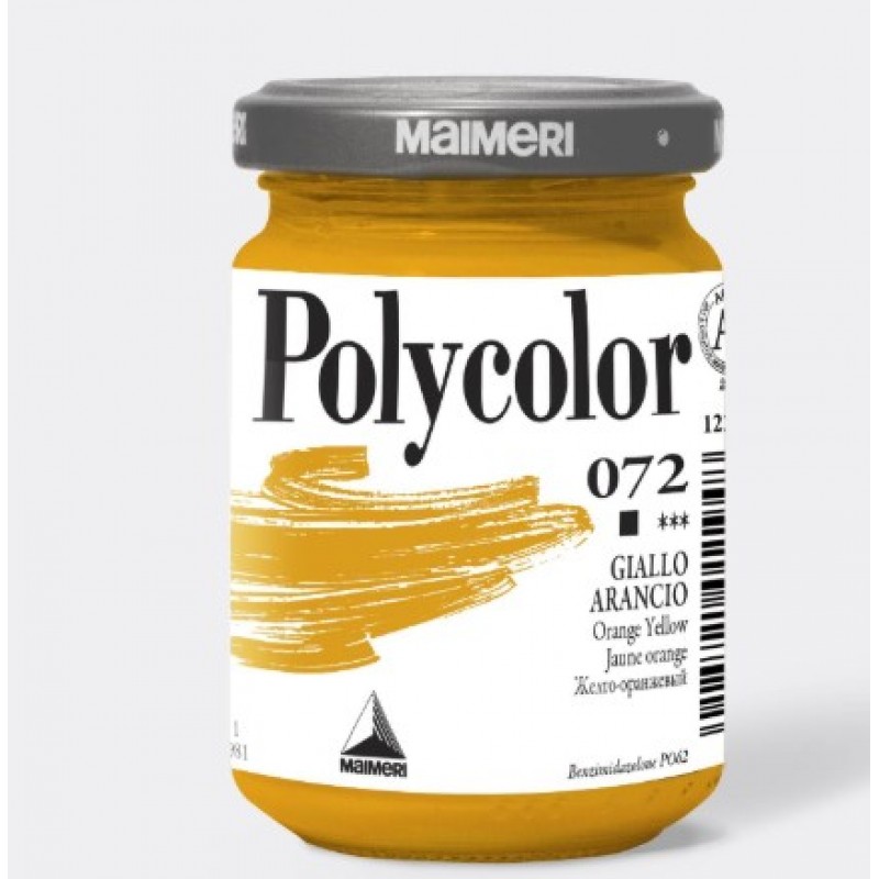 Ακρυλικό Χρώμα Orange Yellow 140ml Maimeri Polycolor 