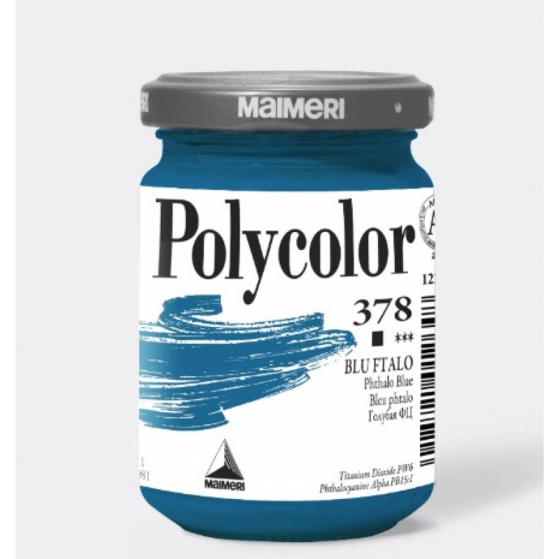Ακρυλικό Χρώμα Phthalo Blue 140ml Maimeri Polycolor 