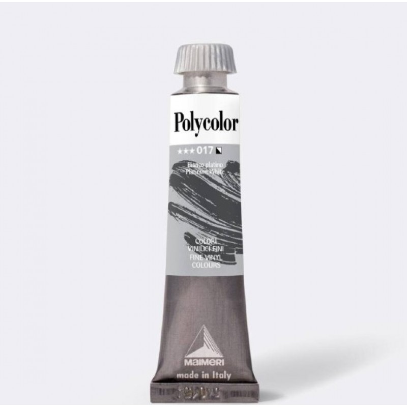 Ακρυλικό Χρώμα Platinum White 20ml Maimeri Polycolor 