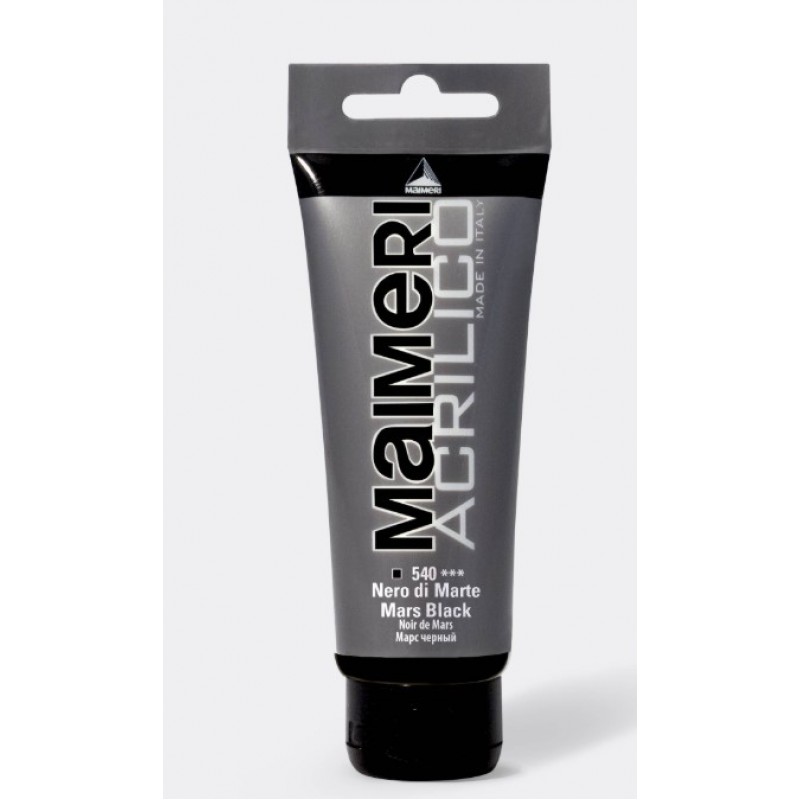 Ακρυλικό Χρώμα Mars Black 75ml Maimeri Acrilico 