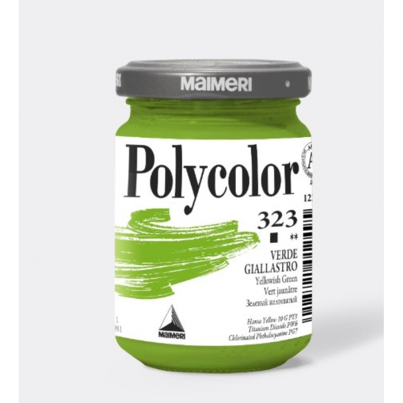 Ακρυλικό Χρώμα Yellowish Green 140ml Maimeri Polycolor 