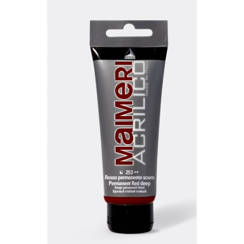 Ακρυλικό Χρώμα Permanent Red Deep 75ml Maimeri Acrilico 