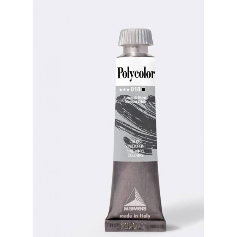 Ακρυλικό Χρώμα Titanium White 20ml Maimeri Polycolor 