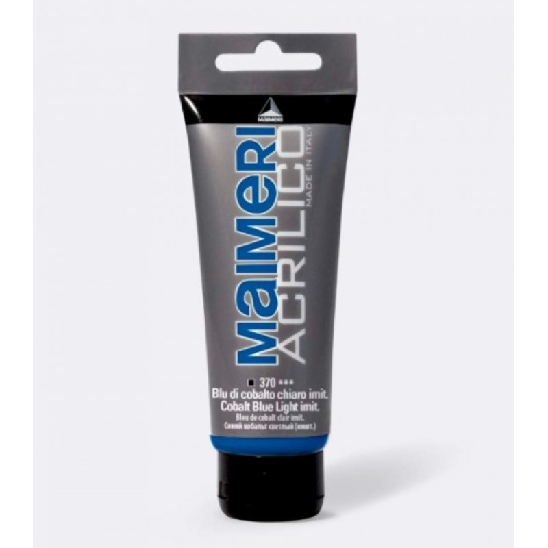 Ακρυλικό Χρώμα 370 Cobalt Blue Light Hue 75ml Maimeri Polycolor 