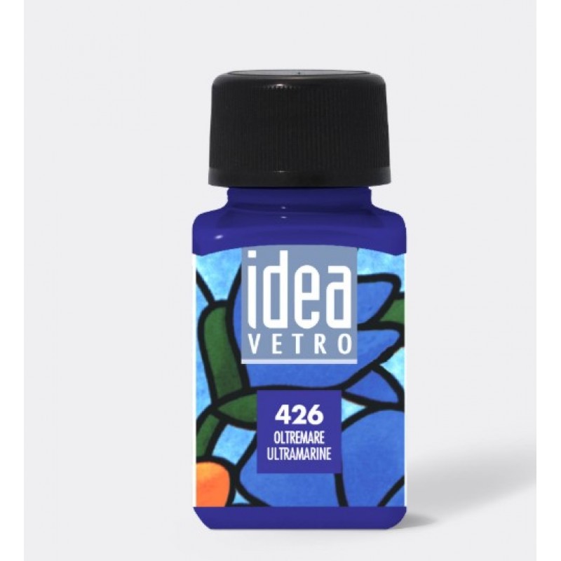 Χρώμα Για Γυαλί Ultramarine 60ml Maimeri Idea Vetro