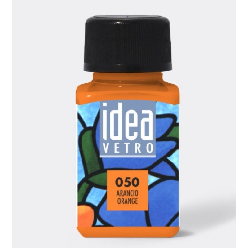 Χρώμα Για Γυαλί Orange 60ml Maimeri Idea Vetro