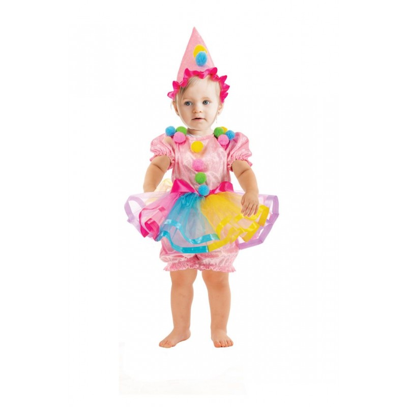 Αποκριάτικη Παιδική Στολή Κλοουνίτσα