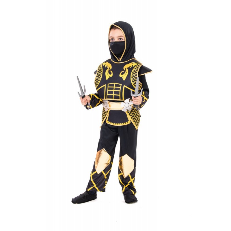 Αποκριάτικη Παιδική Στολή Golden Ninja