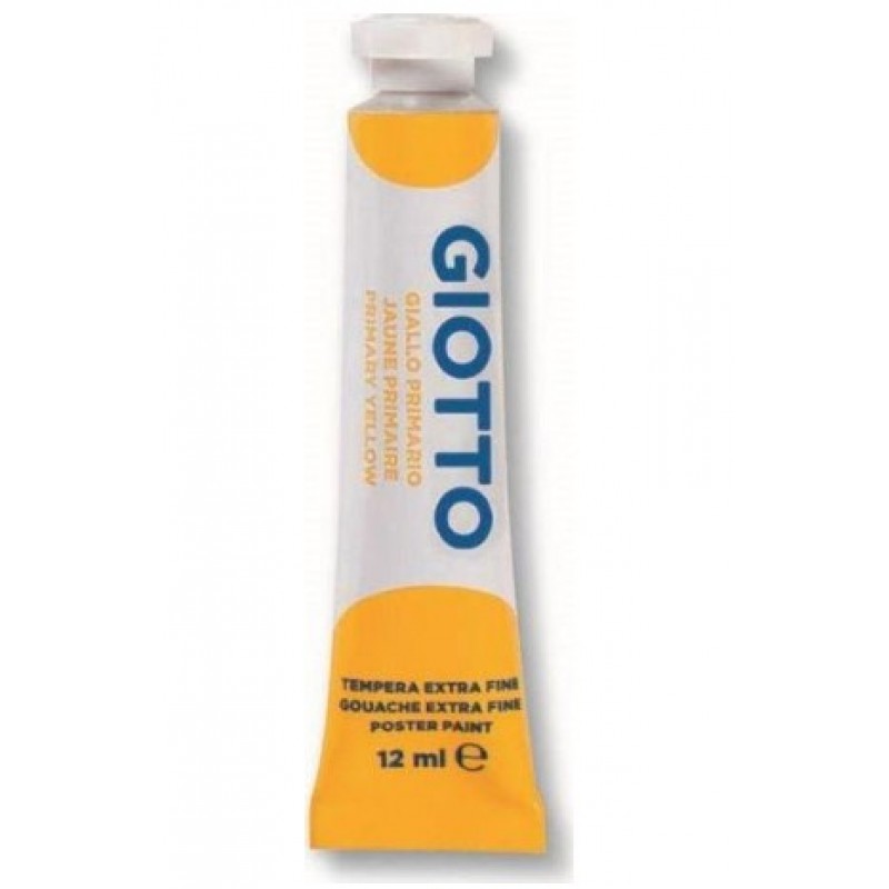 Τέμπερα Ζωγραφικής 02 Κίτρινο 12ml Giotto 