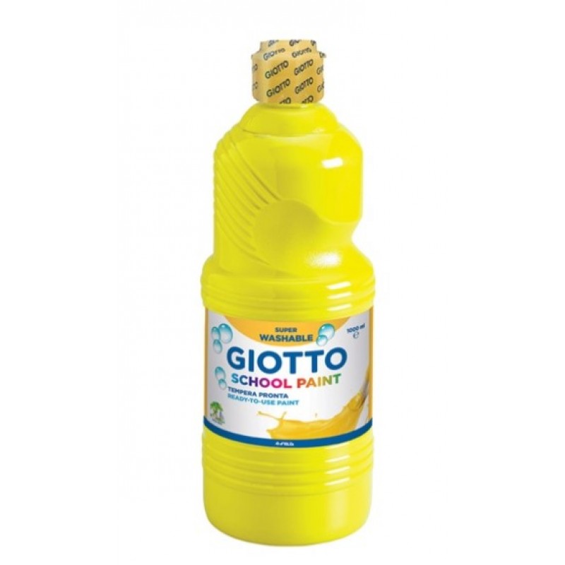 Τέμπερα Βασικό Κίτρινο 1000ml Giotto