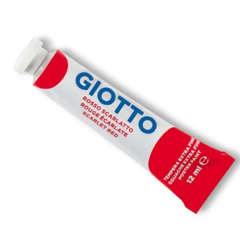 Τέμπερα Κόκκινη 12Ml Giotto