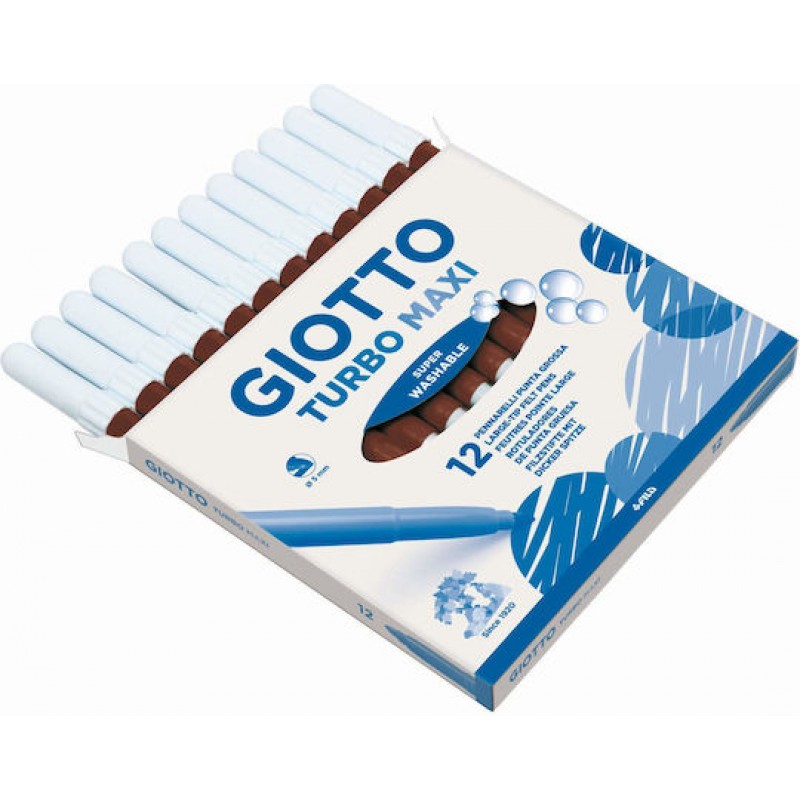 Μαρκαδόρος Ζωγραφικής Χοντρός Καφέ 456016 Turbo Maxι GIOTTO