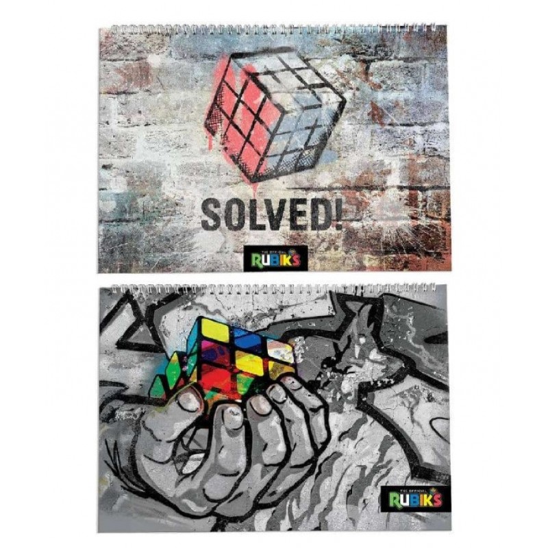 Μπλοκ Ζωγραφικής A4 RUBIK's Διάφορα Σχέδια 1Τμχ 30 Φύλλων Graffiti