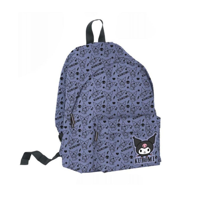 Σακίδιο Πλάτης Σχολικό Στρογγυλό Lila Pattern Kuromi