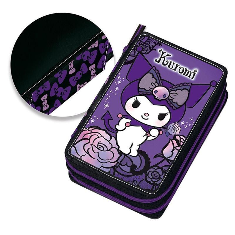 Κασετίνα Γεμάτη Μωβ Dream Kuromi Graffiti