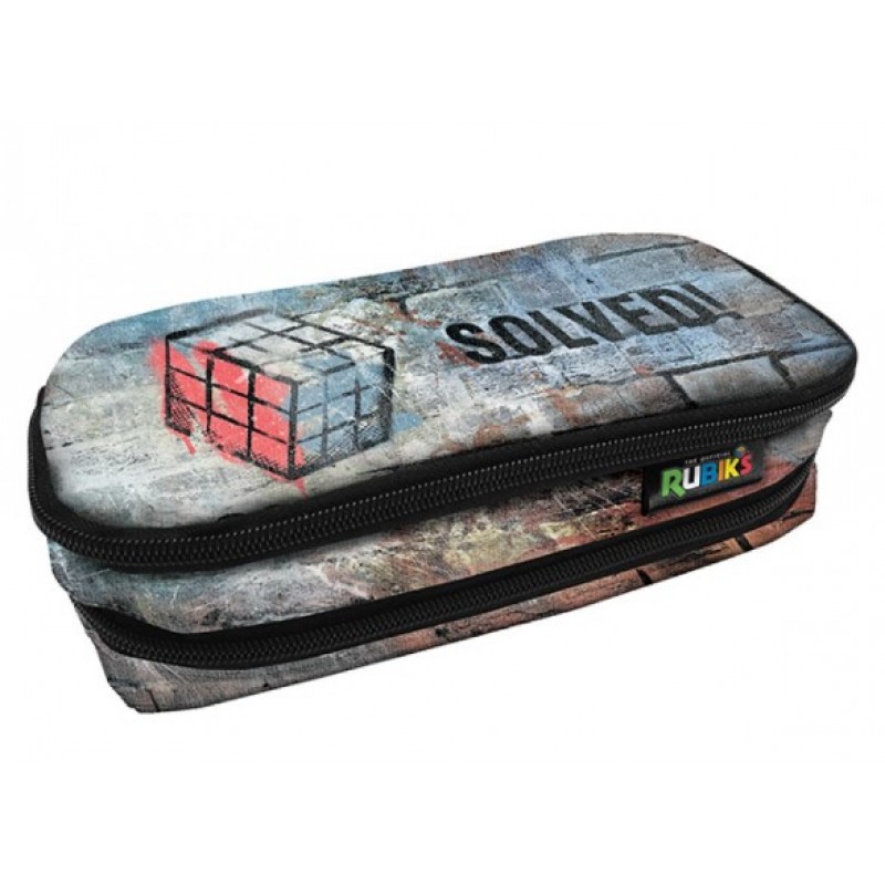 Κασετίνα Solved Rubik's 2 Θήκες Πολύχρωμη Graffiti 