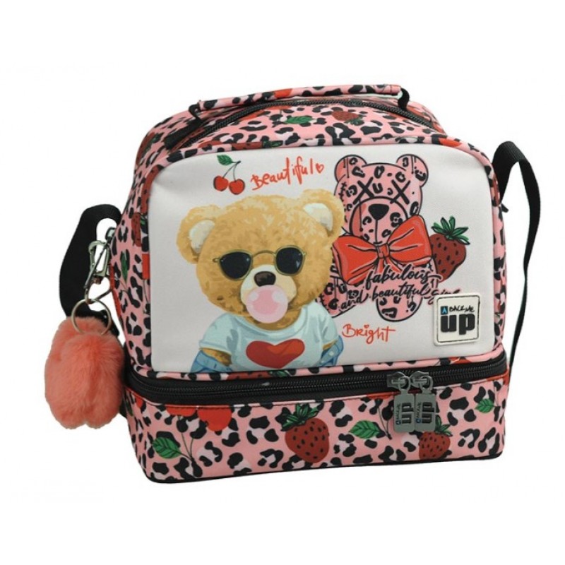 Σχολικό Ισοθερμικό Τσαντάκι Φαγητού Fashion Bear Back Me Up