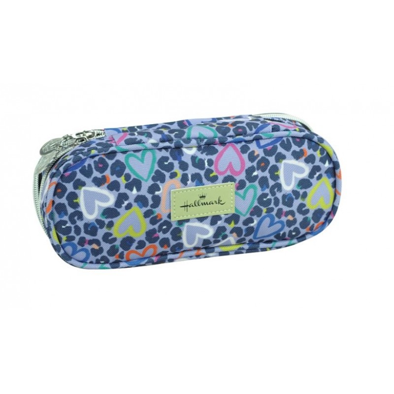 Κασετίνα Βαρελάκι Οβάλ Zoo Print Hallmark Gim