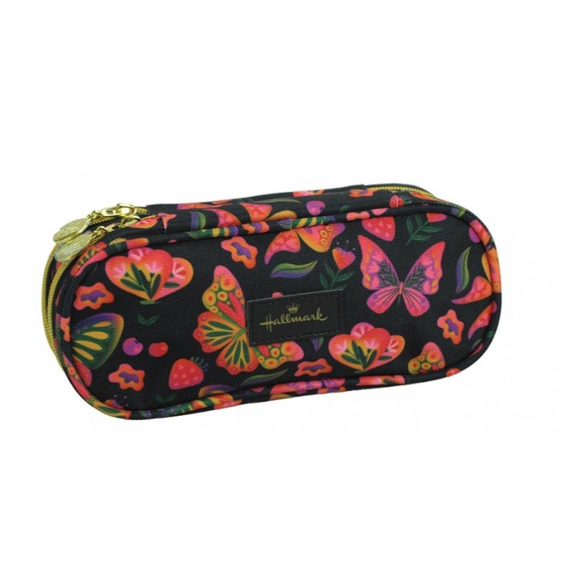 Κασετίνα Βαρελάκι Οβάλ Strawberry Fly Hallmark Gim