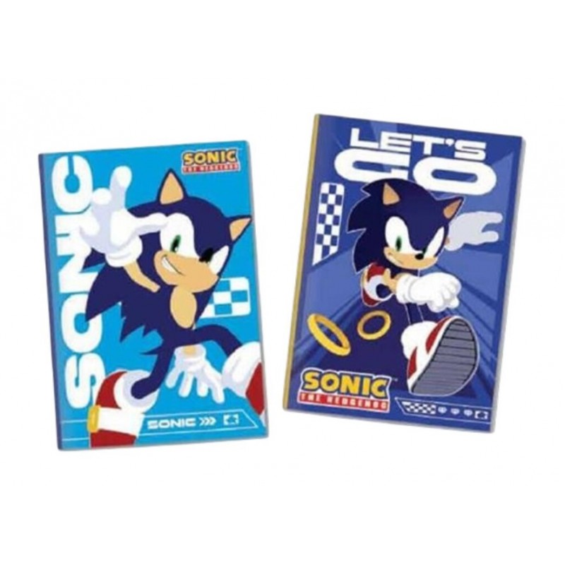 Τετράδιο Ριγέ Β5 40 Φύλλων Sonic (Διάφορα Σχέδια) Gim 