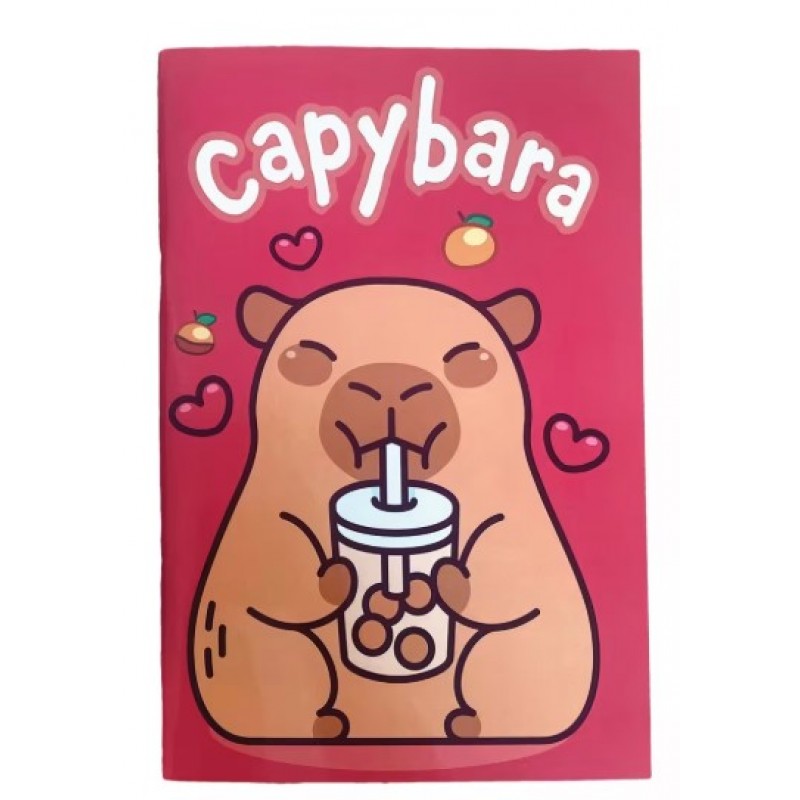 Τετράδιο 40Φ Capybara-happy Red-chill Gim 