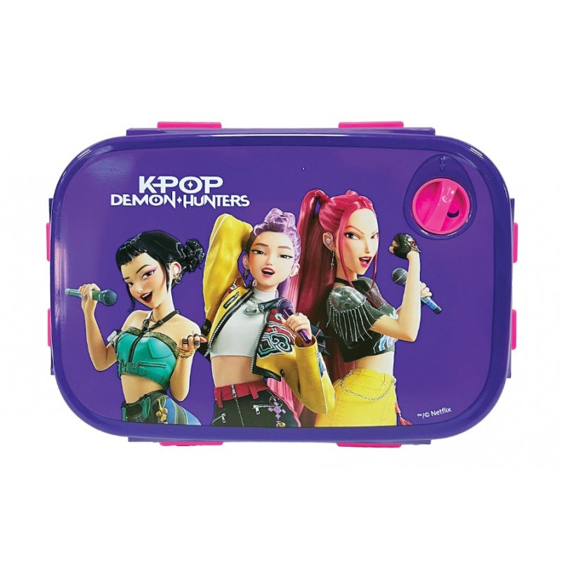 Πλαστικό Παιδικό Δοχείο Φαγητού K-POP Demon Hunters Gim 