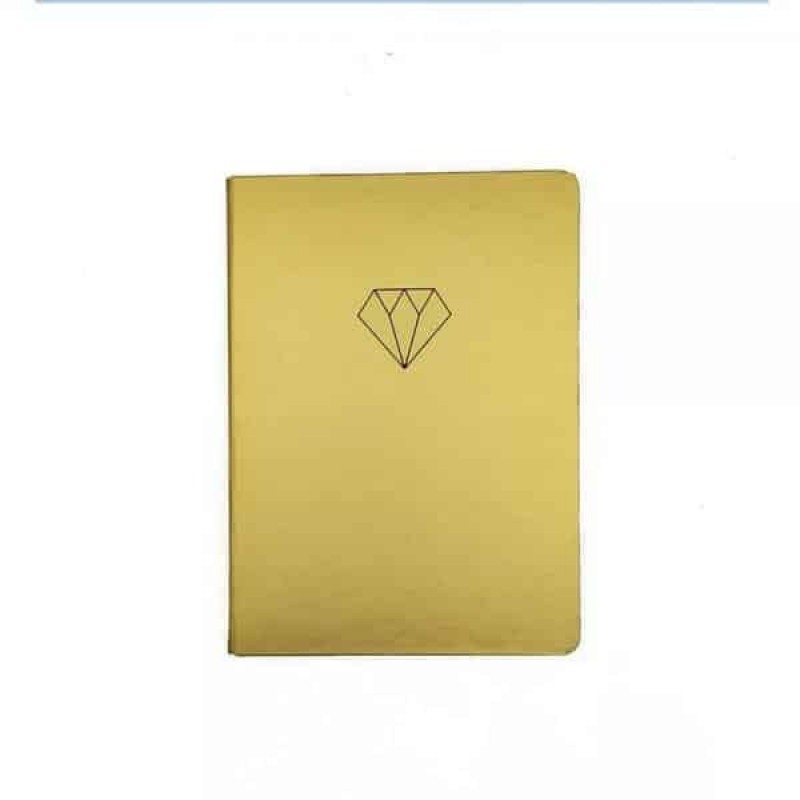 Σημειωματάριο A5 Funkyfish Hardcover Black Gold Gim