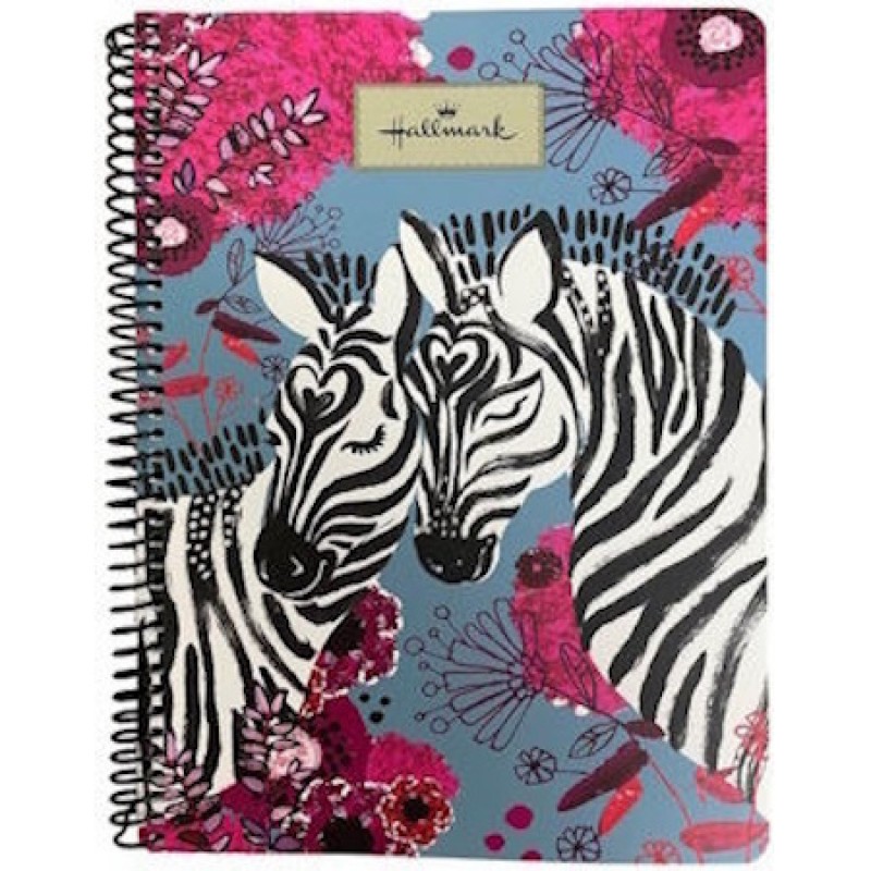 Τετράδιο Σπιράλ 2Θ 70Φ Hallmark Dots Love Zebra Gim