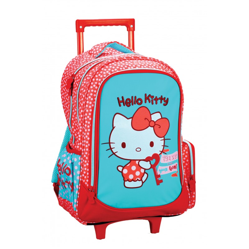 Σακίδιο Σχολικό Τροχήλατο Hello Kitty Sweetheart 35x20x46Cm GIM