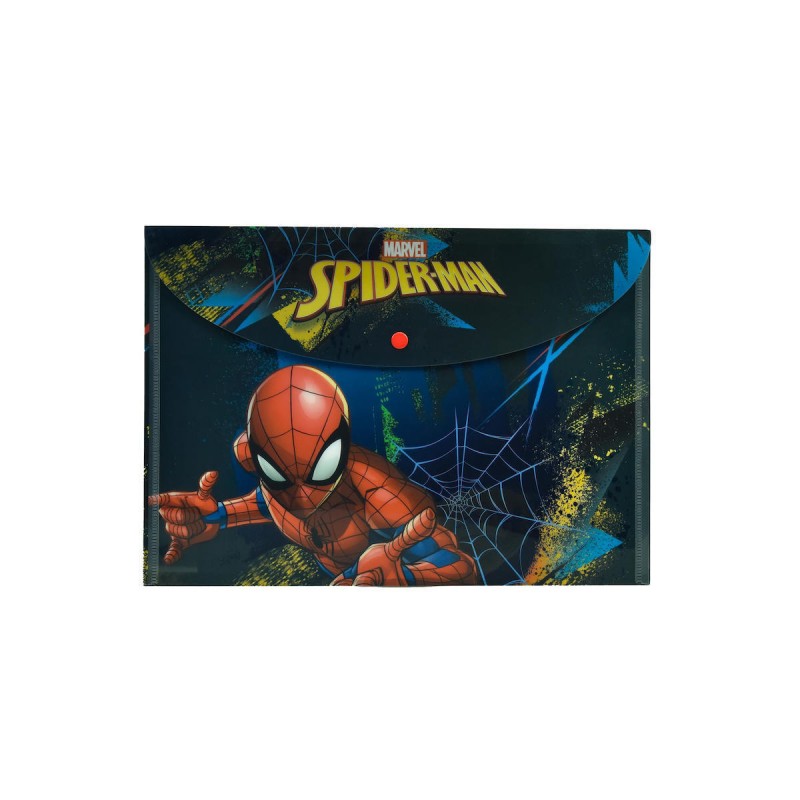 Ντοσιέ Κουμπί Α4 PP Spiderman Multi Gim