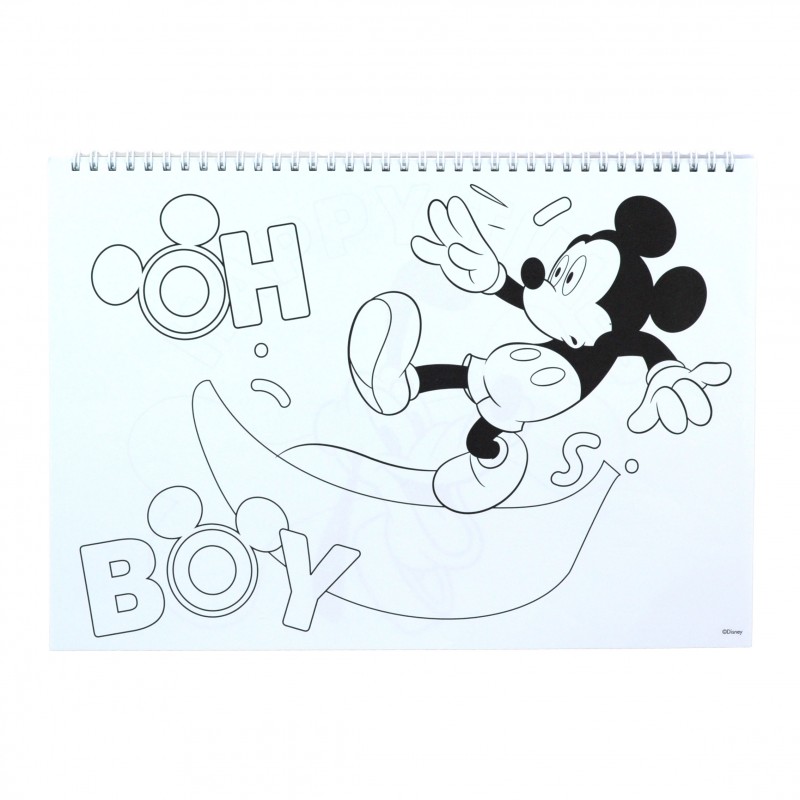 Μπλοκ Ζωγραφικής 23x33 40Φ+Stic Mickey Cook And Dine GIM
