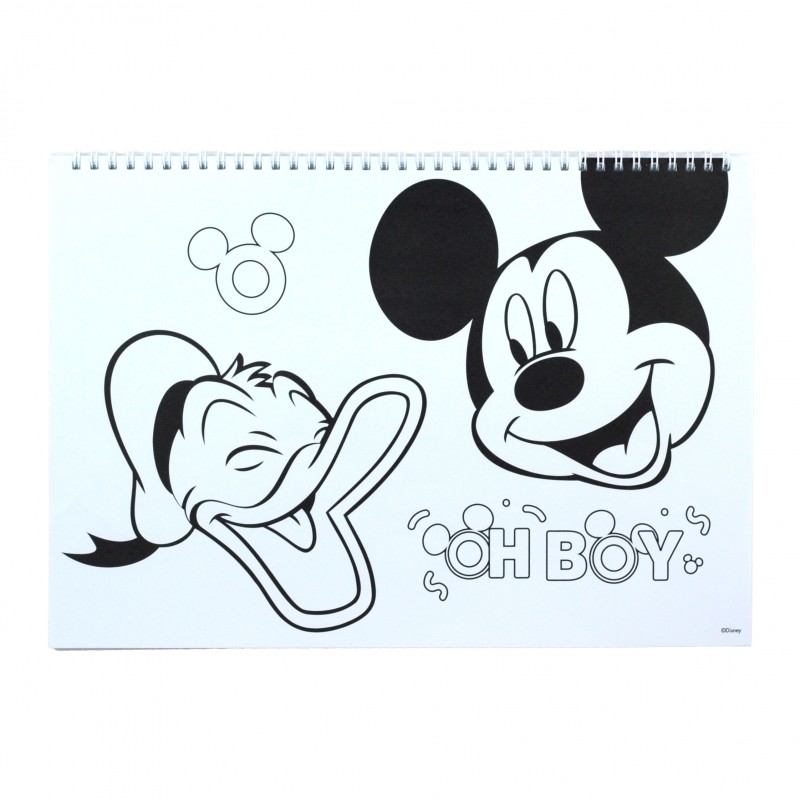 Μπλοκ Ζωγραφικής 23x33 40Φ+Stic Mickey Cook And Dine GIM