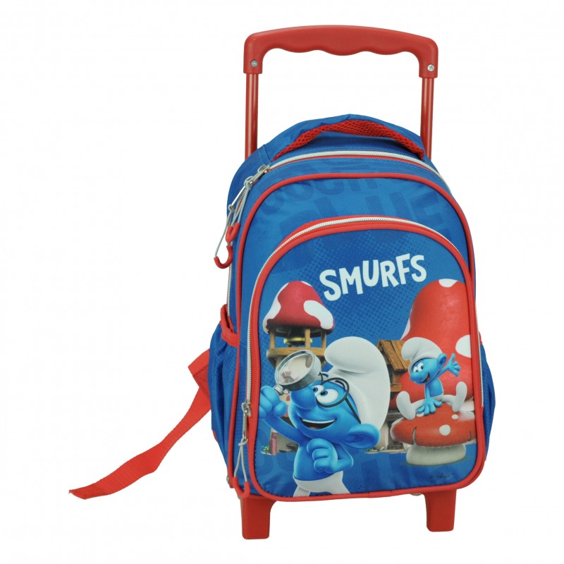 Σακίδιο Τροχήλατο Νηπίου Smurfs 30x25x15Cm GIM