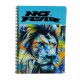 Σπιράλ Τετράδιο Ριγέ A4 No Fear Fluo Lion-Gradient Blue 70 Φύλλων 2 Θεμάτων 2 Σχέδια Back Me UP 