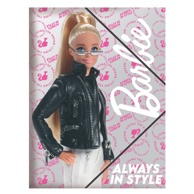 Φάκελος Με Λάστιχο Για Χαρτί A4 Ροζ Barbie Gim