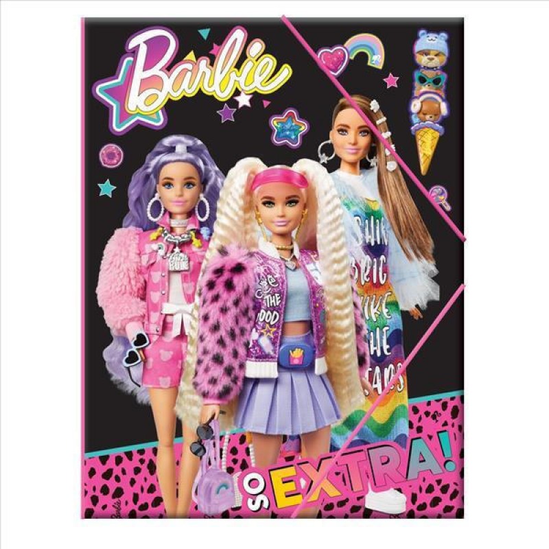 Ντοσιέ Λάστιχο Α4 No Barbie Multi Gim