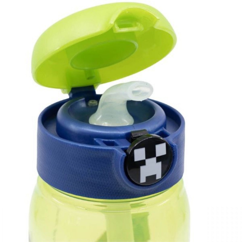 Παγούρι Πλαστικό Stor Push Up Minecraft 510Ml Gim