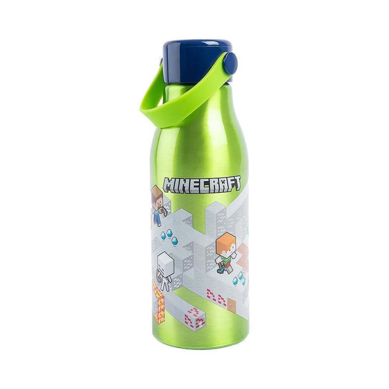 Παγούρι Αλουμινίου Με Λαβή Stor Minecraft 760Ml Gim