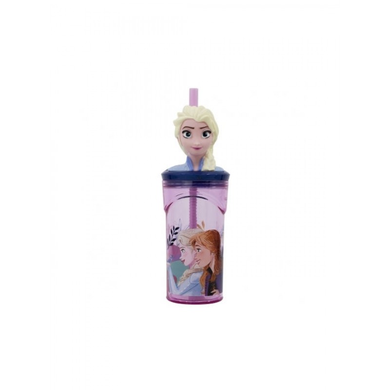 Ποτήρι Γυάλινο 3D Stor Frozen Trust 360Ml Gim